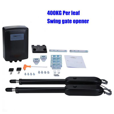 Residential Swing Gate Opener Kit Electronic Door Opener 400kg 880lbs Power 62W
