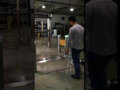 Zugangskontrolle Fußgänger automatische Zylinderschwenktorschranke