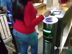 219 mm Durchmesser Zutrittskontroll-Drehkreuze Dreifarbiger LED-Lampenanzeige-Kartensammler