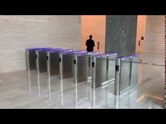 Outdoor / Indoor Drop Arm Drehkreuz BLDC Motor mit Kartenleser Fingerabdruckerkennung