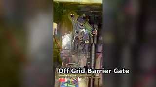 Solarpanel-Boom-Barrieretor