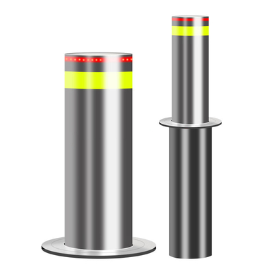 600 mm Zylinder-Schlag automatisch zurückziehbare Bollard für Wohn- und 220-Volt-Stromversorgung