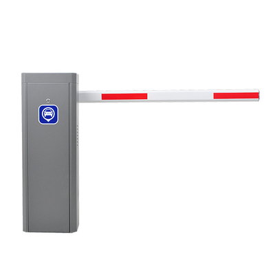 Graue DC-Bürstenlose Motorgeschwindigkeit Boom Barrier Gate Systeme 3m-6m Boom Länge für Parkplätze