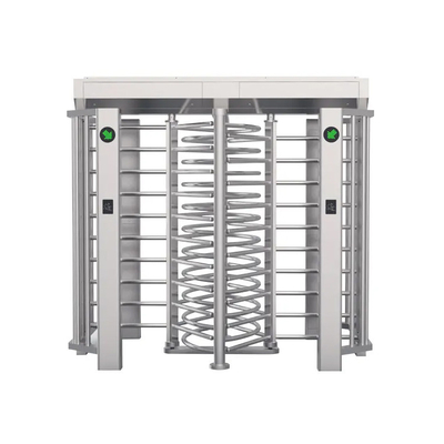 Eingang und Ausgang in voller Höhe Turnstile Gate Hochsicherheitswache Halbautomatische Doppelspur