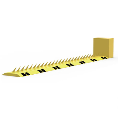 1-6 Meter Geschwindigkeit Hump Road Blocker Reifenkiller mit Metall Spike und Warnungsausrüstung