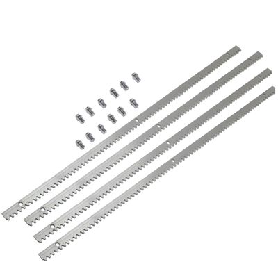 8mm 10mm 12mm 22mm Dicke 1 Meter Länge Schwerlastverzinktes Stahlgetriebe für Schiebetormotor
