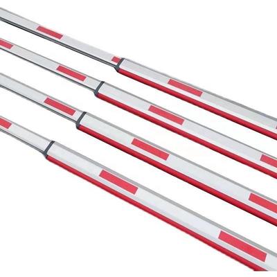 86x44mm Größe Teleskopische Boom Barrier Arm mit Anpassung Unterstützung Aluminium Material 1-6 Meter Länge Optional