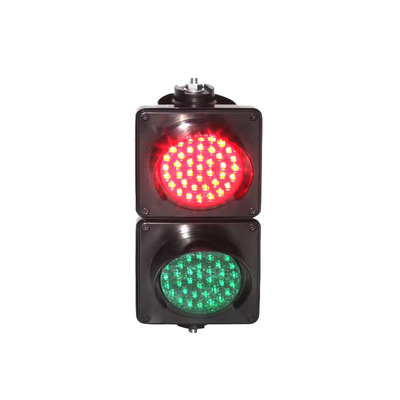 Hohe Helligkeit Mini Größe AC85V-265V DC12V 24V LED PC Material Rot und Grün 100mm Ampel