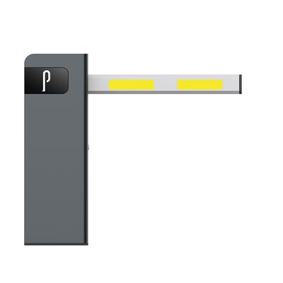 Schnelle Geschwindigkeit 100W DC24V Metallgehäuse Verkehrskontrolle Schrankenanlage für Häuser Bürogebäude Supermärkte