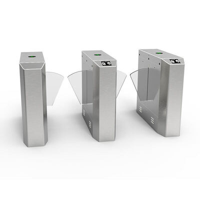 Hochgeschwindigkeits-Flügelabsperrung mit 600 mm Durchgangsbreite, 30 Personen/Min. Durchsatz und Konstruktion aus Edelstahl 304