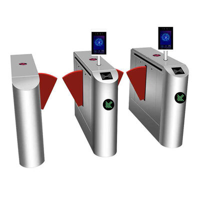 Gesichtserkennung SUS304 35W Flap Barrier Gate mit LED-Anzeiger für die Zugangskontrolle