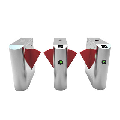 Biometrische Anerkennungs-einziehbares Klappen-Sperren-Drehkreuz Soems