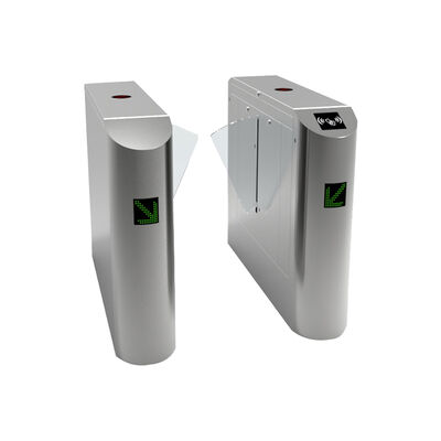 27 cm Armlänge DC24V 304 Edelstahl-Flap Barriere Tor Geschwindigkeitstor für die Zugangskontrolle