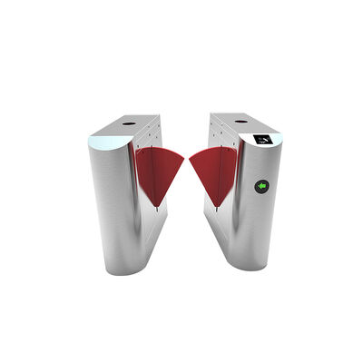 OEM ODM Intelligente 304 oder 316 Edelstahl-Flap Barriere Tor mit 30 Person pro Minute Durchflussrate und empfindliche Infrarot-Sensoren