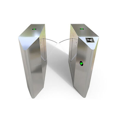 Metrostation Doppelspurige Waist High Turnstile mit 600 mm Passage Breite und 30 Personen/Min Durchsatz in 304 Edelstahl Gehäuse