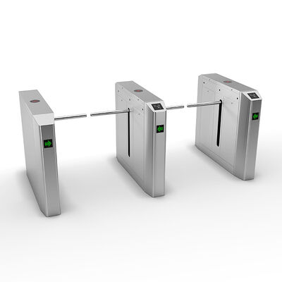 Zwei-Richtungs BLDC-Motor-Drop-Arm-Turnstiel mit 30 Personen/Min Durchflussrate für die Zugangskontrolle