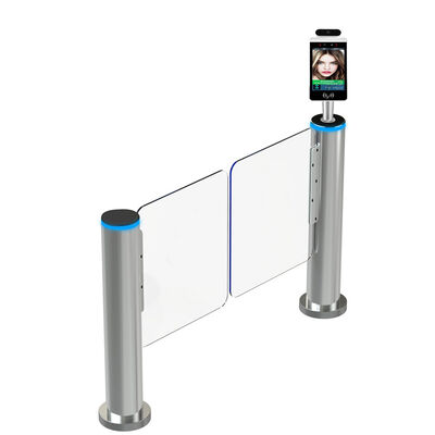 Selbstschließend Fastlane-Schwingen-Sperren-Tor-zylinderförmiges Geschwindigkeits-Tor für Gebäude