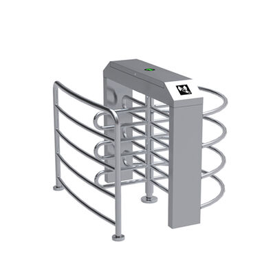 316 Edelstahl Halbhöhe Drehscheibe mit hydraulischem Puffer und 25 bis 30 Personen pro Minute Durchflussrate