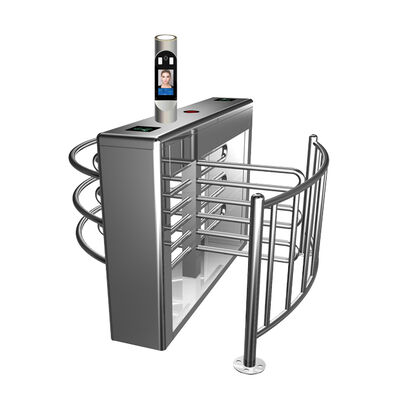 30 Personen/Minute Halbhöhe Drehscheibe mit 0,2 Sekunden Reaktionszeit und 304 oder 316 Edelstahlkonstruktion zur Zugangskontrolle