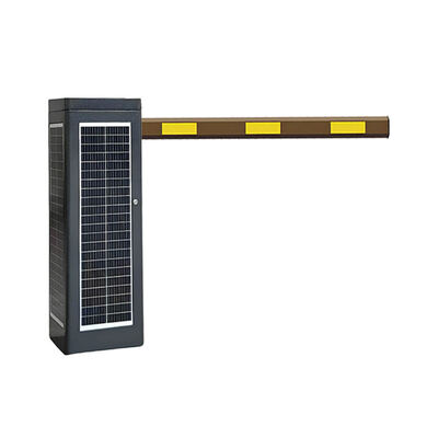 Solarbarriere mit 118 Watt Solarpanel IP54 Schutz und Fernbedienung für Parkmanagementsystem