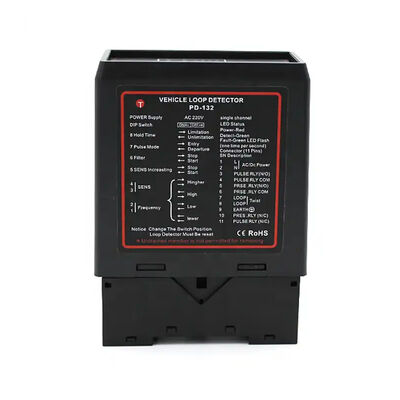 220V/110V Single Channel Vehicle Loop Detector with 10ms Reaction Time for Parking Access Control