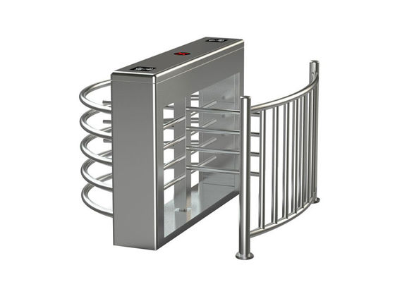 304 Edelstahl Taille-Höhe Drehscheibe mit Fingerabdruck-Zugriffskontrolle und 30 Person/Minuten Durchflussrate