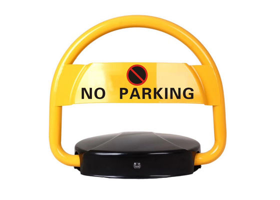 Solarbetriebene Fernbedienung Parkplatzsperre mit 390 mm Hubhöhe und Stahlrollrahmen für sicheren Parkplatzschutz