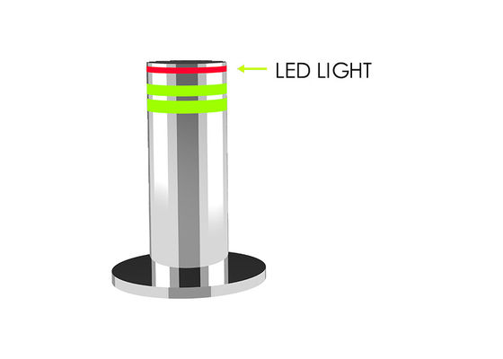 316 Automatische Aufsteigerbollarde aus Edelstahl mit 70 Tonnen Last und 3 Sekunden Aufsteigerzeit für die Verkehrssicherheit
