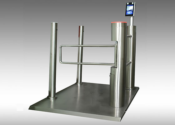 SS304 Rahmen Bürstenloser Motor Schwenk-Schranke mit Gesichtserkennung und Temperaturmessung