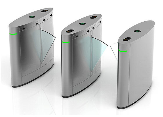 DC 24V 10mA Zugangskontrolle Klare Acryl-Klappen-Schranke Drehkreuz