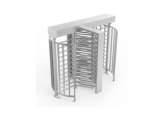 SS304 Bi-Direktionale Vollhöhen-Drehkreuzschranke mit 0,2s schnellem Betrieb für sicheren Fußgängerzugang