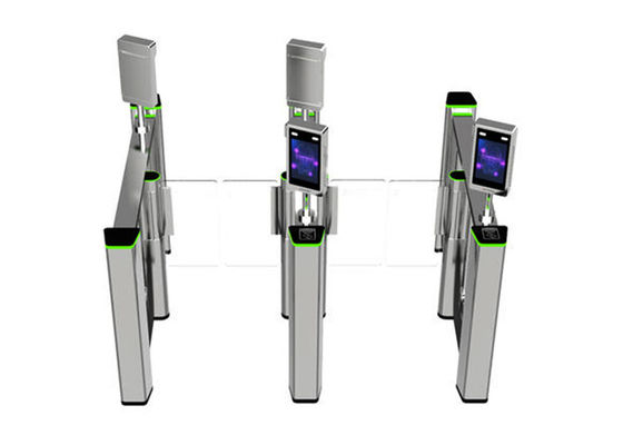 SS314 Edelstahl 600 mm Passage Fußgänger Schwing Barriere Tor mit 0,4S Öffnungszeit