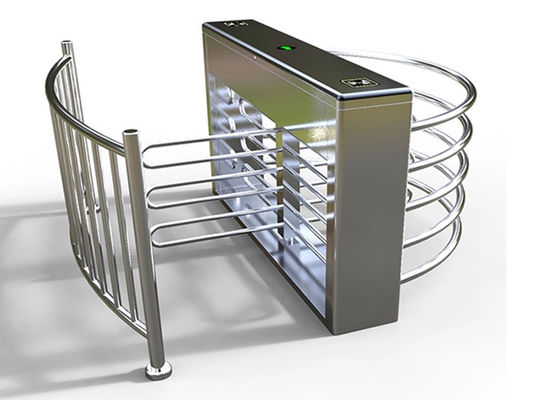 Hüfthohes Drehkreuz mit 30 Personen/Min. Durchgangsgeschwindigkeit, 0,2 Sek. Reaktionszeit und 40 W Leistung