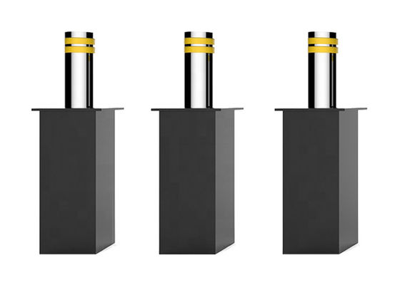 SS304 IP68 SPS-gesteuerter automatischer hydraulischer versenkbarer Sicherheits-Poller mit LED-Leuchte