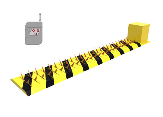 A3 Stahl Reifentöter mit 1-2s Hebe-/Senkzeit und Rostschutzfarbe für die Hochsicherheits-Fahrzeugkontrolle
