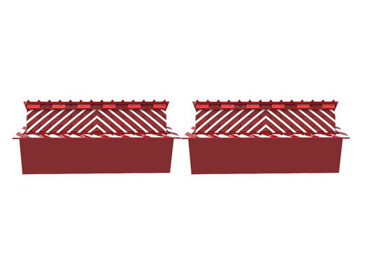 120 Tonnen Überfahrtdruck hydraulischer Straßenblocker mit 50-100m Fernbedienung und 16mm Deckplattenstärke Anti-Terror-Straßensperre