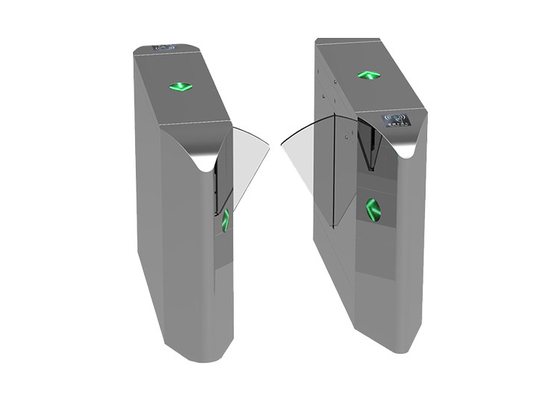BLDC-Motor Acryl-Wing Automatic Flap Turnstile SUS304 einziehbar