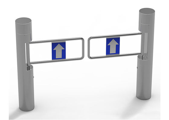 Automatische BLDC-Motor SUS304 Schwingbarriere mit Acrylarm für die Zugangskontrolle von Supermärkten