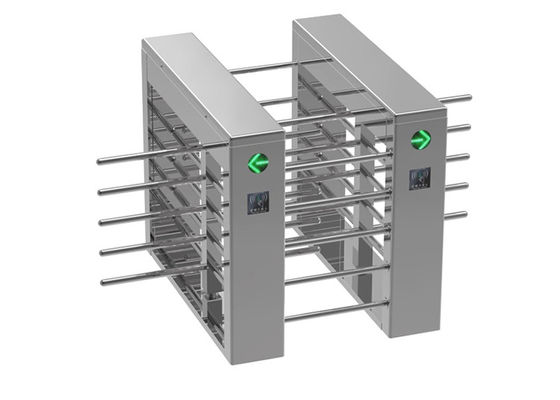 Edelstahl SUS304 Halbhohe Drehkreuzanlage mit 30W Leistung und 0,2S Reaktionszeit für sicheren Fußgängerzugang