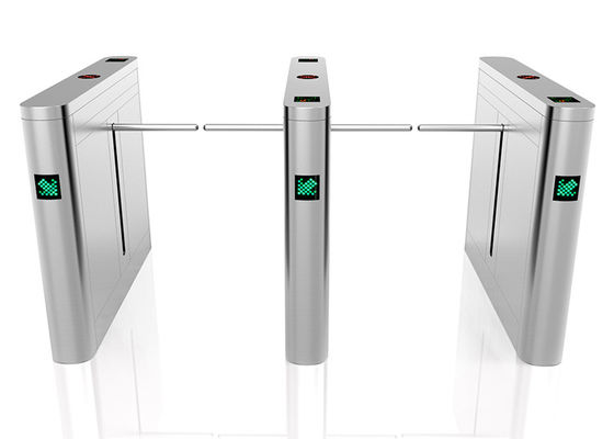 Zwei-Richtungs BLDC-Motor-Drop-Arm-Turnstiel mit 30 Personen/Min Durchflussrate für die Zugangskontrolle