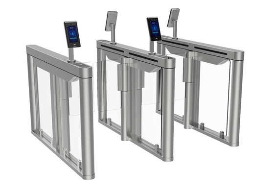 Biometrischer vertikaler Fall-transparenter Acrylarm des Drehkreuz-Tor-SS304