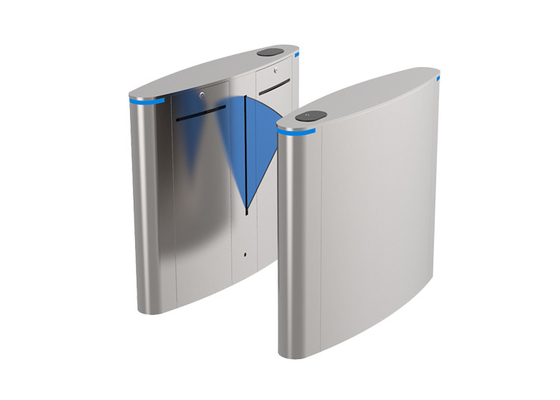 AC100V automatische Acryl-Gesichtserkennung 100W des Klappen-Sperren-Drehkreuz-10mm